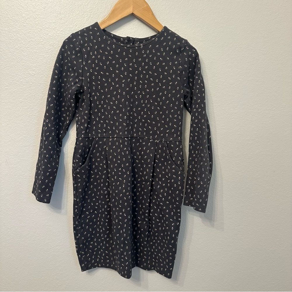 H&M Gray Dress with Pink Pattern